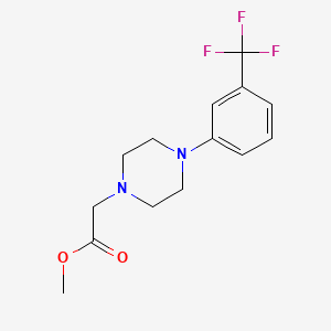 Methyl 2-{4-[3-(trifluoromethyl)phenyl]piperazinyl}acetate