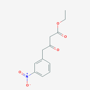 molecular formula C12H13NO5 B053398 4-(3-硝基苯基)-3-氧代丁酸乙酯 CAS No. 116904-71-3