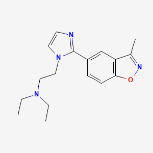 N,N-diethyl-2-[2-(3-methyl-1,2-benzisoxazol-5-yl)-1H-imidazol-1-yl]ethanamine