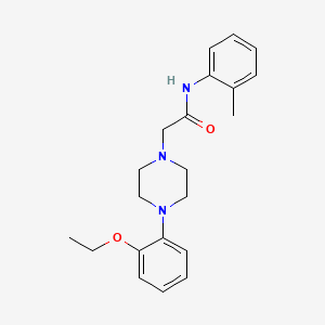 2-[4-(2-ethoxyphenyl)piperazin-1-yl]-N-(2-methylphenyl)acetamide