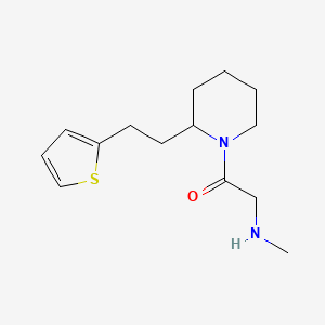 N-methyl-2-oxo-2-{2-[2-(2-thienyl)ethyl]piperidin-1-yl}ethanamine