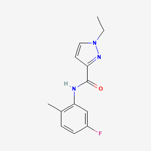 1-ethyl-N-(5-fluoro-2-methylphenyl)-1H-pyrazole-3-carboxamide