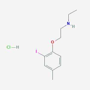 N-ethyl-2-(2-iodo-4-methylphenoxy)ethanamine;hydrochloride