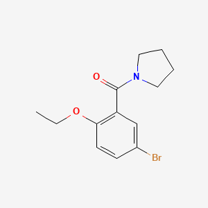 (5-bromo-2-ethoxyphenyl)-pyrrolidin-1-ylmethanone