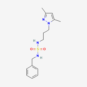 N-benzyl-N'-[3-(3,5-dimethyl-1H-pyrazol-1-yl)propyl]sulfamide