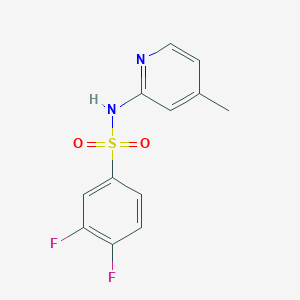 3,4-difluoro-N-(4-methylpyridin-2-yl)benzenesulfonamide