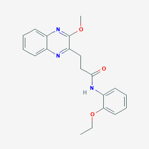 N-(2-ethoxyphenyl)-3-(3-methoxy-2-quinoxalinyl)propanamide