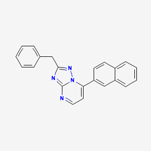 2-Benzyl-7-naphthalen-2-yl-[1,2,4]triazolo[1,5-a]pyrimidine