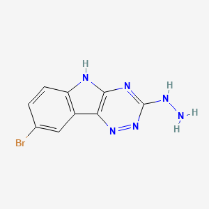 5H-1,2,4-Triazino[5,6-b]indole, 8-bromo-3-hydrazinyl-