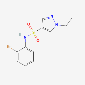 N-(2-bromophenyl)-1-ethyl-1H-pyrazole-4-sulfonamide