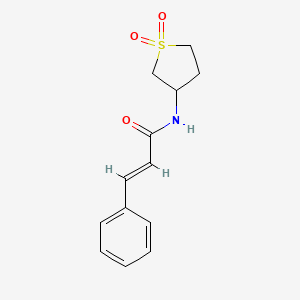 N-(1,1-dioxidotetrahydro-3-thienyl)-3-phenylacrylamide