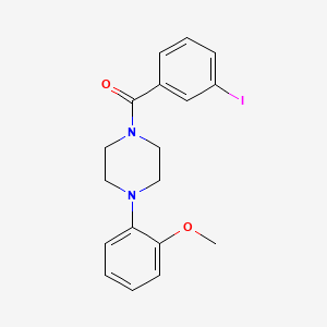 1-(3-iodobenzoyl)-4-(2-methoxyphenyl)piperazine