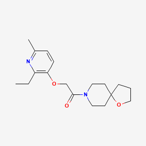 8-{[(2-ethyl-6-methyl-3-pyridinyl)oxy]acetyl}-1-oxa-8-azaspiro[4.5]decane