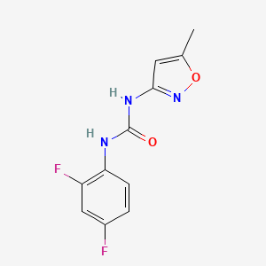 1-(2,4-Difluorophenyl)-3-(5-methyl-1,2-oxazol-3-yl)urea