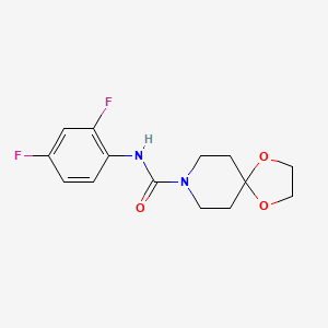 N-(2,4-difluorophenyl)-1,4-dioxa-8-azaspiro[4.5]decane-8-carboxamide