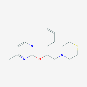 4-({(2R,5S)-5-[(4-methylpyrimidin-2-yl)methyl]tetrahydrofuran-2-yl}methyl)thiomorpholine