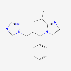 1-[3-(2-isopropyl-1H-imidazol-1-yl)-3-phenylpropyl]-1H-1,2,4-triazole