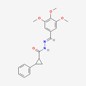 2-phenyl-N'-(3,4,5-trimethoxybenzylidene)cyclopropanecarbohydrazide