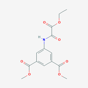 molecular formula C14H15NO7 B5341505 1,3-DIMETHYL 5-(2-ETHOXY-2-OXOACETAMIDO)BENZENE-1,3-DICARBOXYLATE 