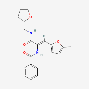 N-(2-(5-methyl-2-furyl)-1-{[(tetrahydro-2-furanylmethyl)amino]carbonyl}vinyl)benzamide