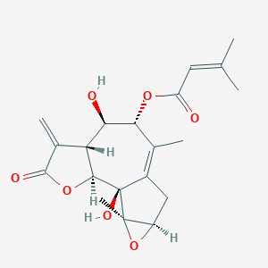 molecular formula C20H24O7 B053417 5-Hydroxytomacephalin CAS No. 115995-14-7