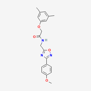 2-(3,5-dimethylphenoxy)-N-{[3-(4-methoxyphenyl)-1,2,4-oxadiazol-5-yl]methyl}acetamide