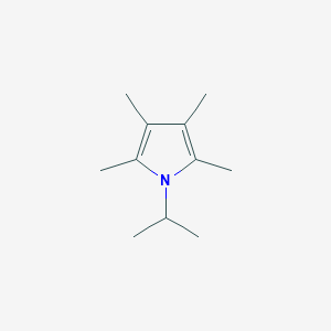molecular formula C11H19N B053425 2,3,4,5-Tetramethyl-1-isopropyl-1H-pyrrole CAS No. 115695-70-0
