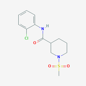 N-(2-chlorophenyl)-1-(methylsulfonyl)piperidine-3-carboxamide