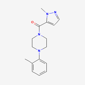 [4-(2-METHYLPHENYL)PIPERAZINO](1-METHYL-1H-PYRAZOL-5-YL)METHANONE