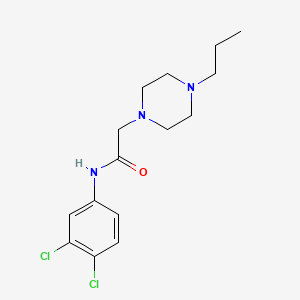 N-(3,4-dichlorophenyl)-2-(4-propylpiperazin-1-yl)acetamide