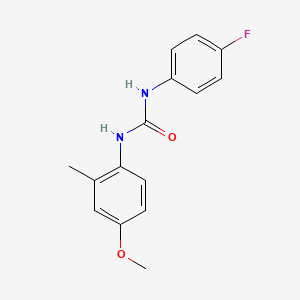 N-(4-fluorophenyl)-N'-(4-methoxy-2-methylphenyl)urea