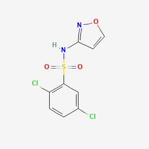 molecular formula C9H6Cl2N2O3S B5342975 2,5-DICHLORO-N-(3-ISOXAZOLYL)BENZENESULFONAMIDE 