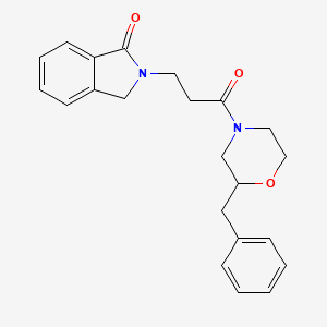 2-[3-(2-benzyl-4-morpholinyl)-3-oxopropyl]-1-isoindolinone