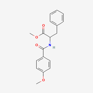 l-Phenylalanine, N-(p-anisoyl)-, methyl ester