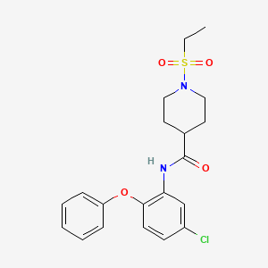 N-(5-chloro-2-phenoxyphenyl)-1-(ethylsulfonyl)piperidine-4-carboxamide