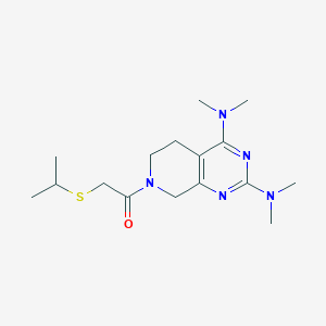 7-[(isopropylthio)acetyl]-N,N,N',N'-tetramethyl-5,6,7,8-tetrahydropyrido[3,4-d]pyrimidine-2,4-diamine