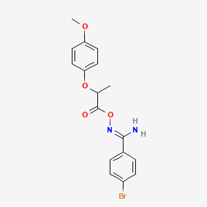 [(Z)-[amino-(4-bromophenyl)methylidene]amino] 2-(4-methoxyphenoxy)propanoate