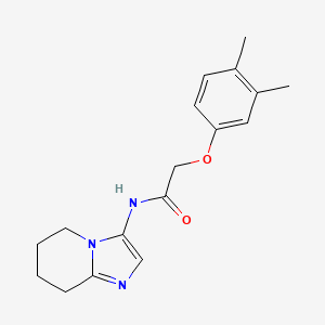 2-(3,4-dimethylphenoxy)-N-(5,6,7,8-tetrahydroimidazo[1,2-a]pyridin-3-yl)acetamide