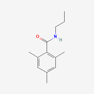 molecular formula C13H19NO B5343243 2,4,6-trimethyl-N-propylbenzamide 