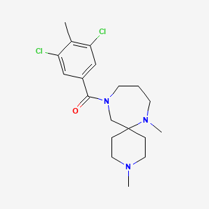 11-(3,5-dichloro-4-methylbenzoyl)-3,7-dimethyl-3,7,11-triazaspiro[5.6]dodecane