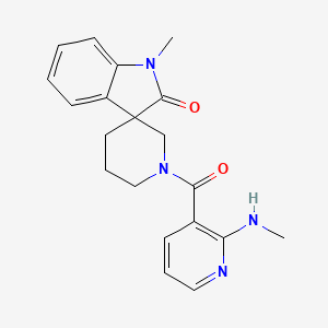 1-methyl-1'-{[2-(methylamino)pyridin-3-yl]carbonyl}spiro[indole-3,3'-piperidin]-2(1H)-one