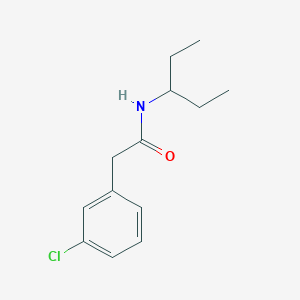 2-(3-chlorophenyl)-N-(1-ethylpropyl)acetamide