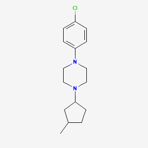 1-(4-chlorophenyl)-4-(3-methylcyclopentyl)piperazine