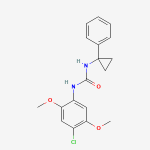 1-(4-Chloro-2,5-dimethoxyphenyl)-3-(1-phenylcyclopropyl)urea