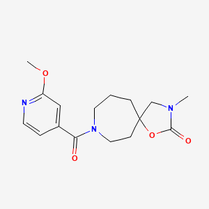 8-(2-methoxyisonicotinoyl)-3-methyl-1-oxa-3,8-diazaspiro[4.6]undecan-2-one