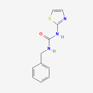 molecular formula C11H11N3OS B5343689 1-Benzyl-3-(1,3-thiazol-2-yl)urea 