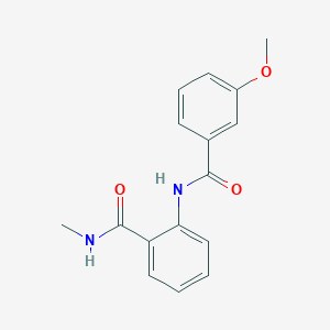 2-[(3-methoxybenzoyl)amino]-N-methylbenzamide