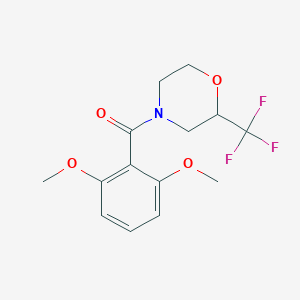 4-(2,6-dimethoxybenzoyl)-2-(trifluoromethyl)morpholine