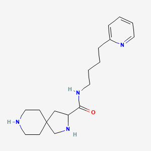 N-[4-(2-pyridinyl)butyl]-2,8-diazaspiro[4.5]decane-3-carboxamide dihydrochloride