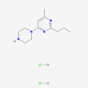 4-methyl-6-(1-piperazinyl)-2-propylpyrimidine dihydrochloride